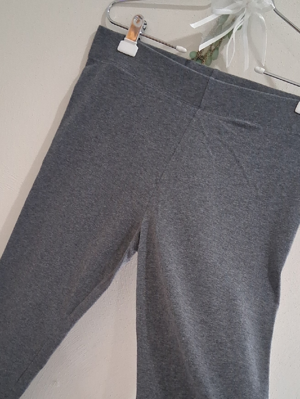 Forever 21 Gray High-Waist Leggings